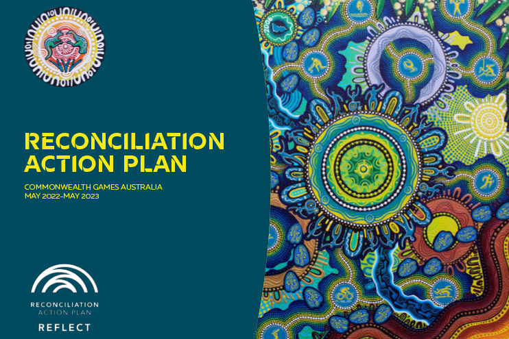 Image artwork of Commonwealth Games Australia's Reconciliation Action Plan