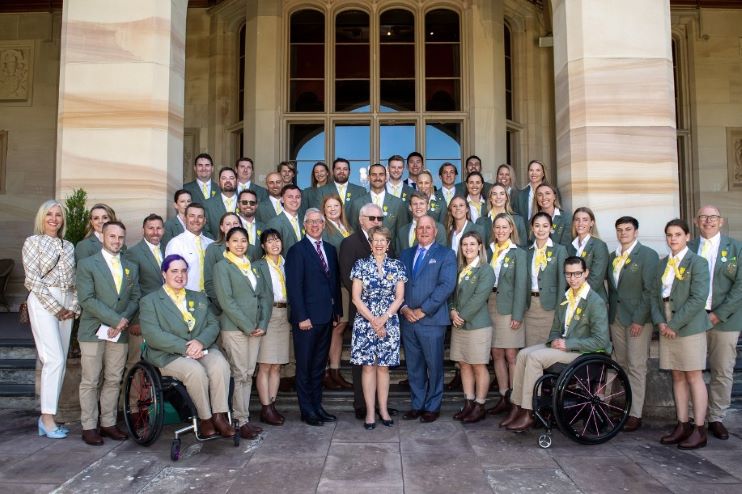 NSW Team Members receive their Australian Sport Medal