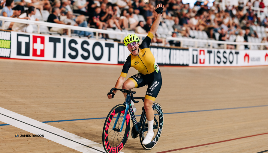 Champion of Australian Junior Track Series awarded with Emerging Athlete Honours