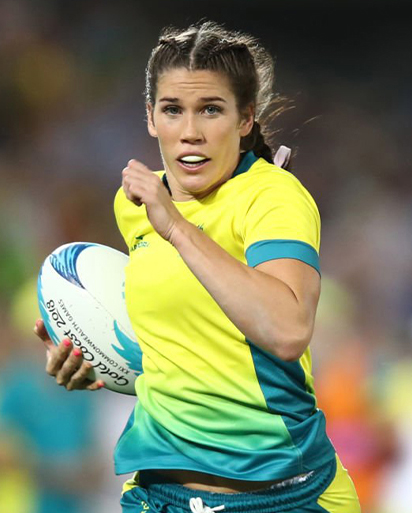 Charlotte Caslick Australia Women's Rugby Sevens Commonwealth