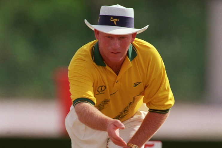 Steve Glasson representing Australia at the 1982 Kuala Lumpur Commonwealth Games